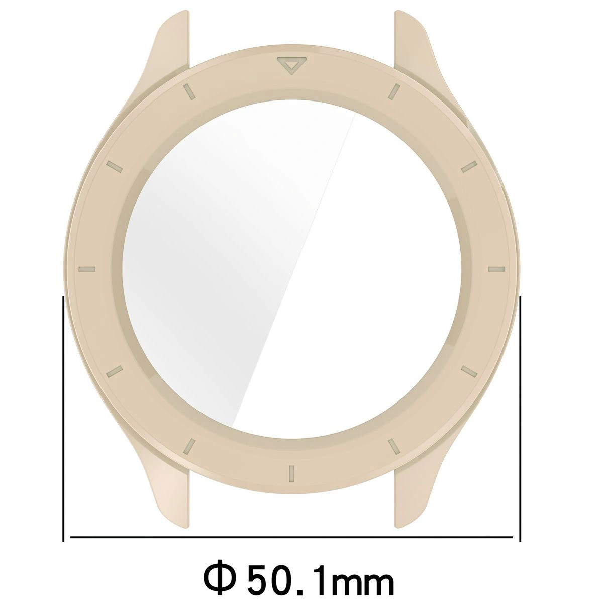Wymiary etui Bizon Case Watch Adamo do Xiaomi Watch S4